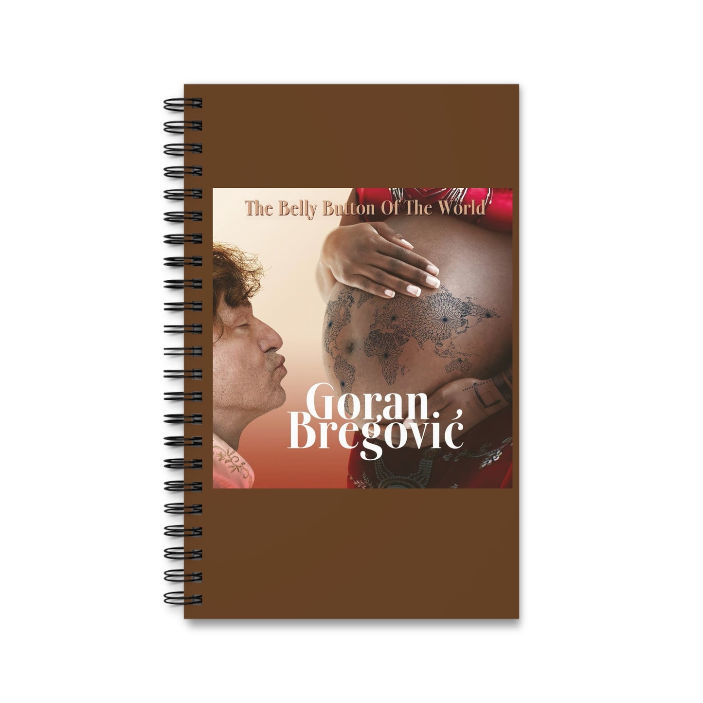 The Belly Button of The World Spiral Notebook