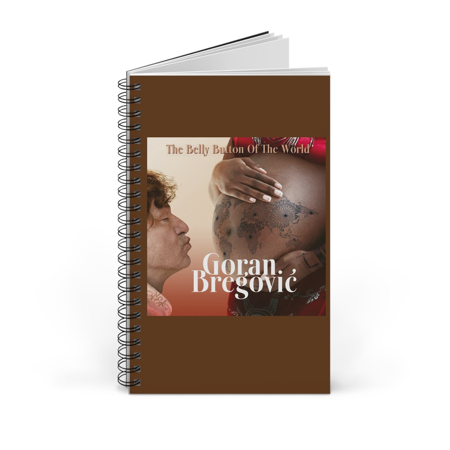 The Belly Button of The World Spiral Notebook