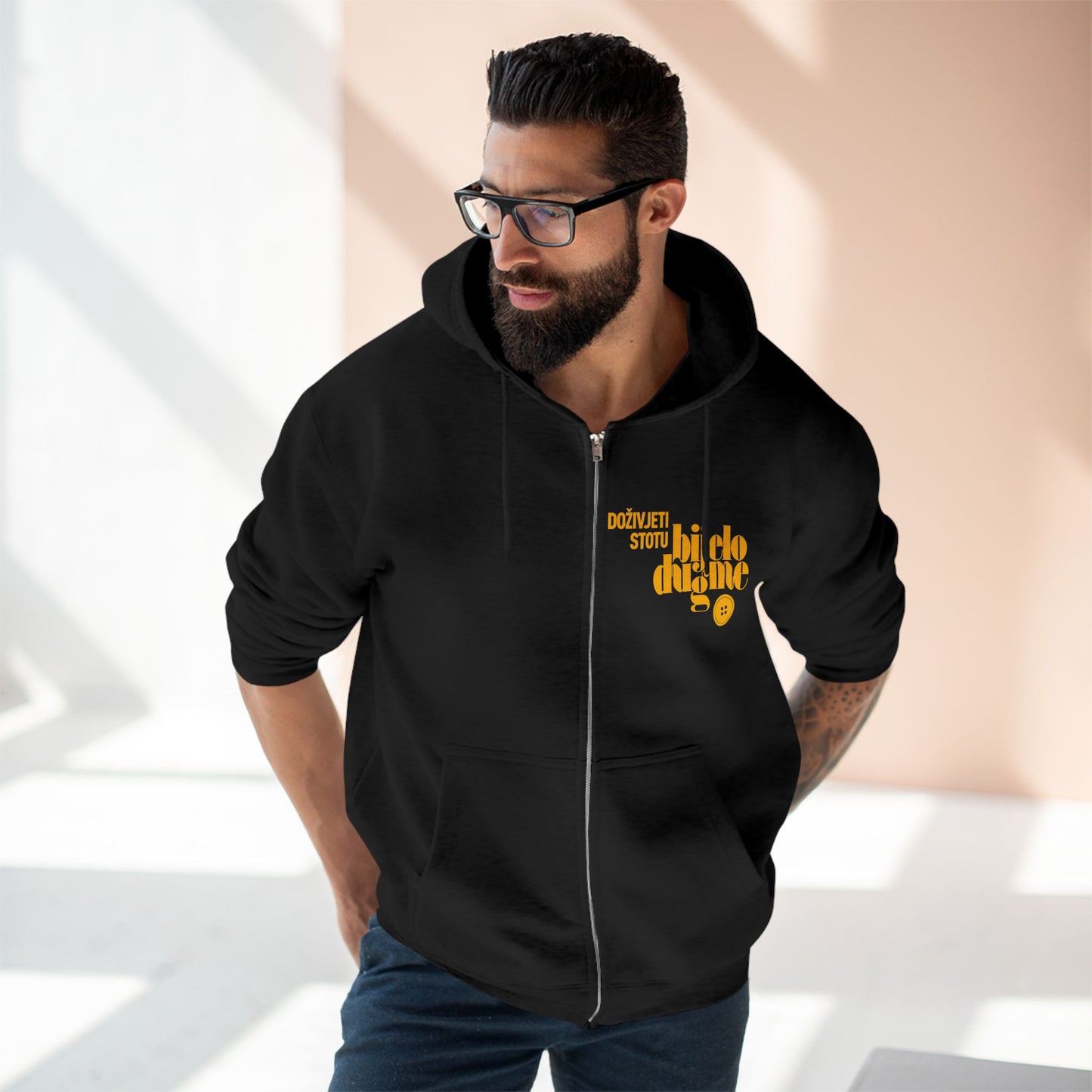 Bijelo Dugme - Doživjeti Stotu Tour 2024/25 - Unisex Zip Hoodie