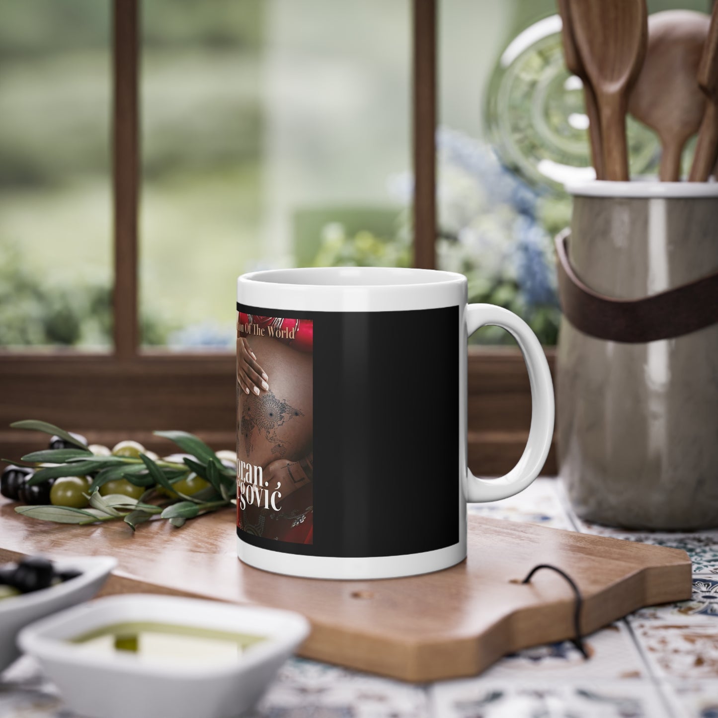The Belly Button of the World Mug