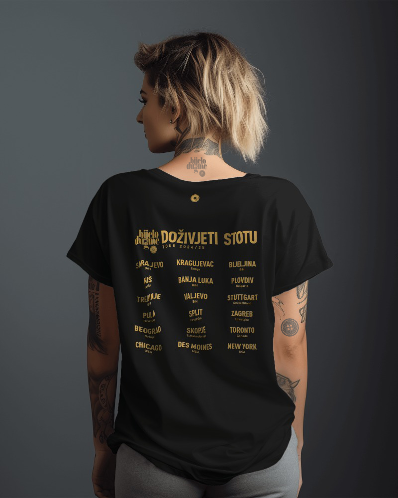 Doživjeti Stotu Tour 2024/25 T-Shirt